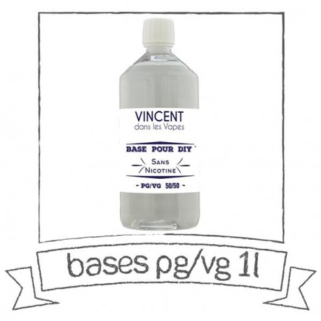 Base e-liquide 50PG/50VG - Vincent Dans Les Vapes