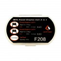 Coils préfabriqués MTL Fused Clapton coil 2 en 1 - Geek Vape
