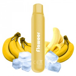 E-cigarette jetable Banane Glacée (600 puffs) - Flawoor Mate