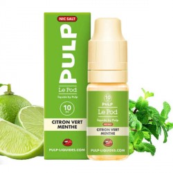 E-liquide Citron Vert Menthe 10ml - Le Pod Liquide by Pulp