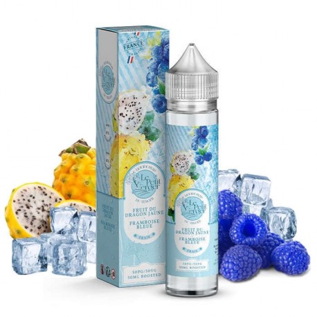 E-liquide Fruit du Dragon Jaune Framboise Bleue Frais 50ml - Le Petit Verger